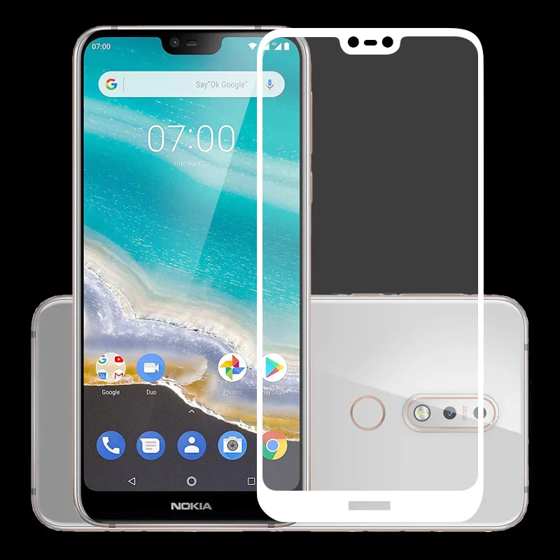 30 шт./лот полный охват Защитные пленки для Nokia 7 1 царапинам защитный Закаленное