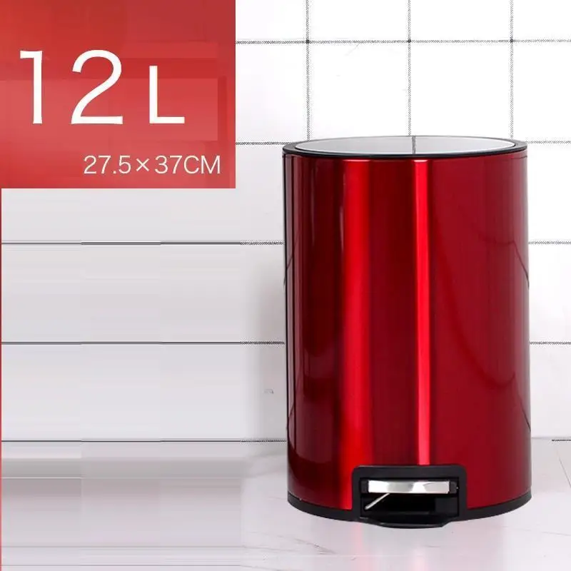 Number 12 Cocina Kosz Na Smieci Reciclaje De Pattumiera держатель для мусорного мешка Basurero педаль автомобиля Poubelle корзина для мусора Cubo Basura мусорная корзина - Цвет: Number 12