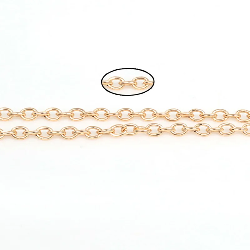 Металлические металлические цепи с покрытием серебряная фурнитура для