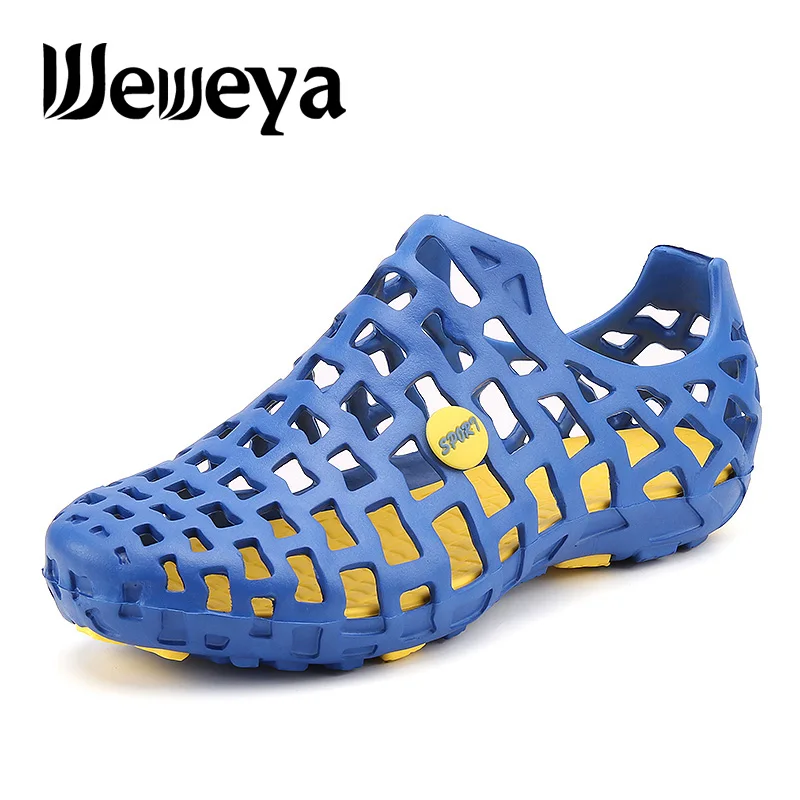 Weweya 2020 Aqua Shoes Мужская и Женская водонепроницаемая обувь дышащие пляжные тапочки