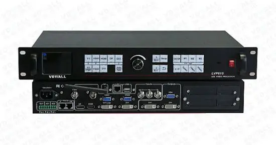 

2304*1152 or 2560*816 output Easy setup and adjustment full design HDMI/RS232/USB command LIGHTALL LVP615 LED video processor