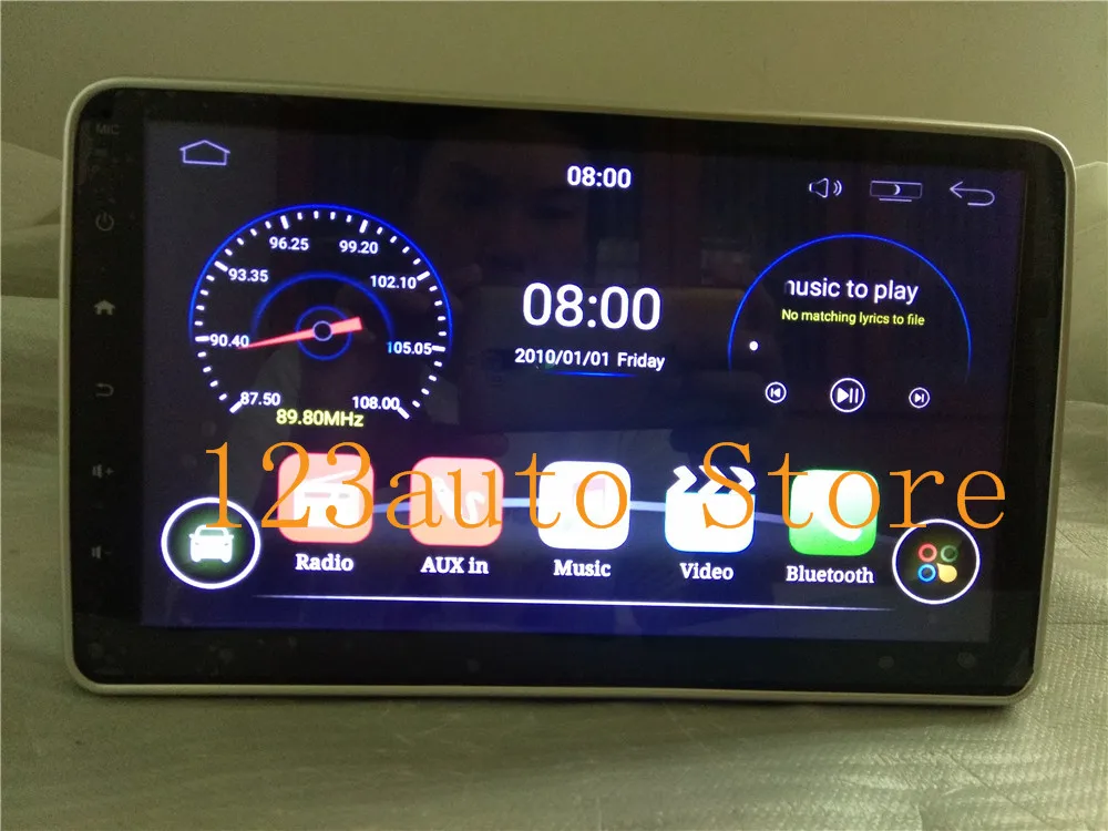 10 дюймов 8 Android 9,0 360 ротационный автомобильный DVD gps плеер Навигация Авто универсальное использование двойной один din обе 7 кнопки огни цвет