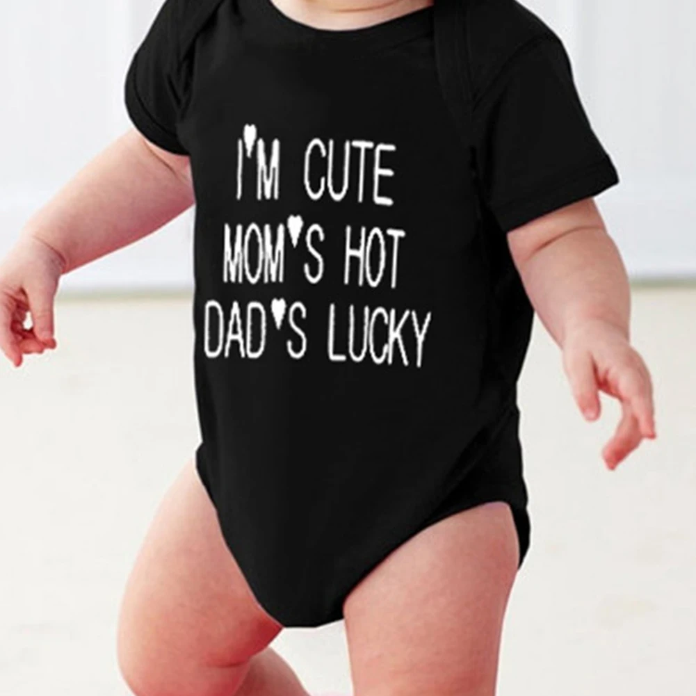 Лидер продаж Детский комбинезон с милыми буквенными принтами комбинезоны