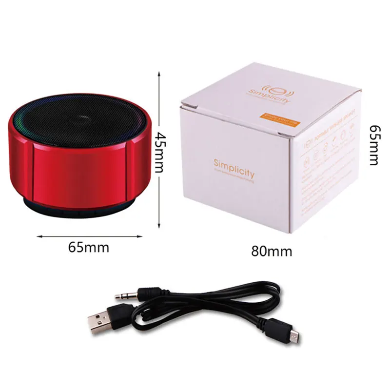 Беспроводной Bluetooth динамик портативный уличный сабвуфер MP3 мини с микрофоном