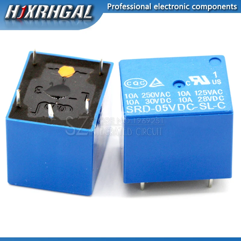 5PCS Relay SRD-05VDC-SL-C SRD-05VDC-SL SRD-05VDC SRD-05V relays 5PINS 5V DC new and original hjxrhgal | Электронные компоненты