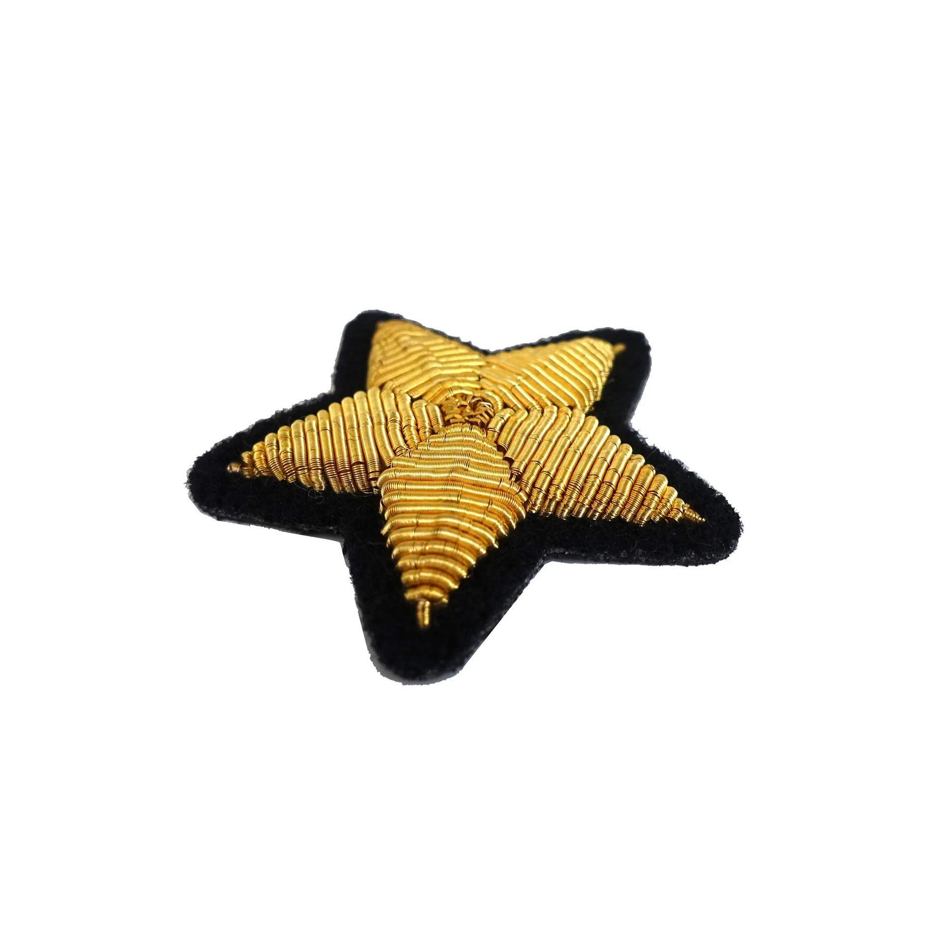 Ручная вышивка из проволоки/Золотой значок Золотая Звезда ~~~|embroidery badges|bullion wire