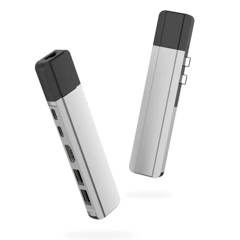 Mosible Тип USB C концентратор с HDMI Совместимость Rj45 1000 м док станция для PD данных Порты