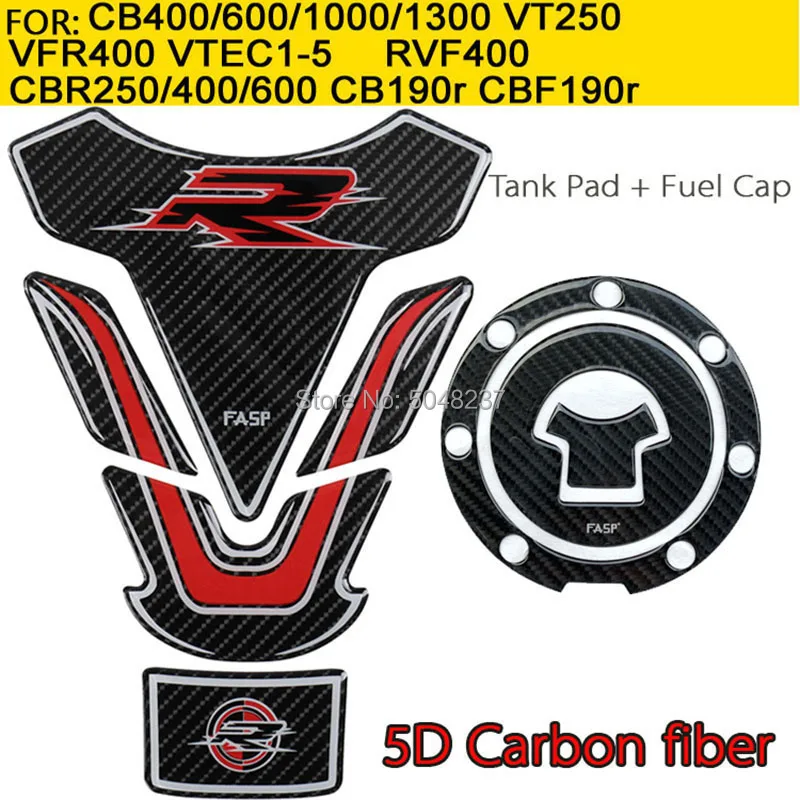 Крышка топливного бака наклейка накладка чистый углерод для honda CBR CB1000 RVF VFR NSR