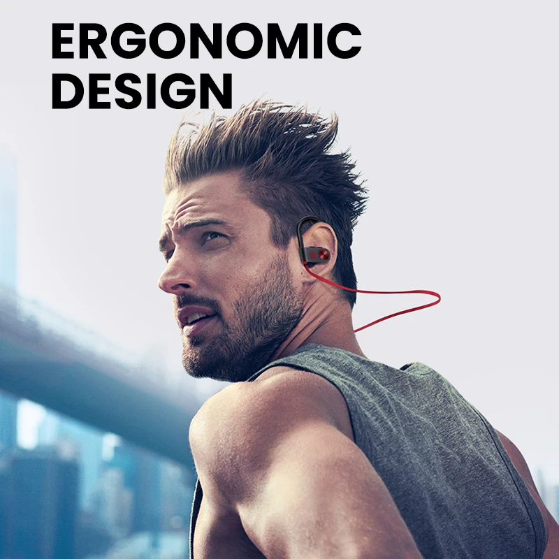 

iONCT V5 IPX7 Waterproof 5.0 Bluetooth earphone Noise Cancelling HiFi Stereo Sports wireless headphone headset earbuds for phone