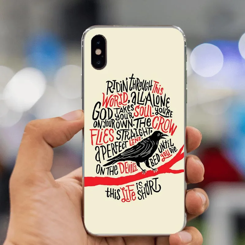 TPU Мягкий ТПУ чехол для телефона с американским ТВ сынами анарчи для iPhone 45 SE 6 Plus 7 7plus 8 Plus X XS XSMAX XR fundas coque capa - Цвет: TPU