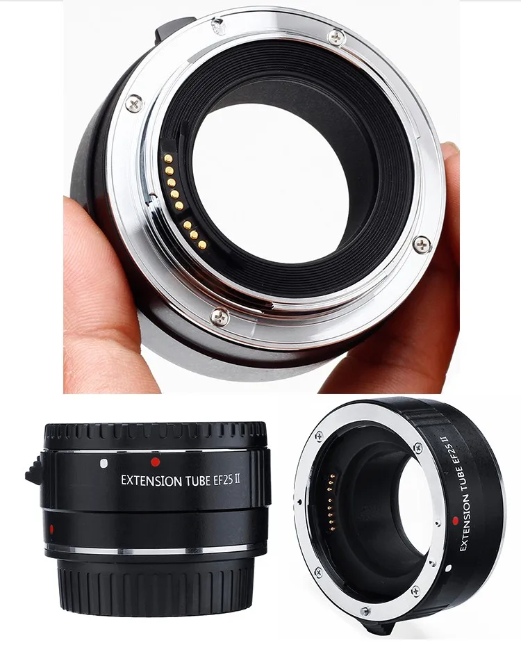EF25 металлическое Крепление Автофокус AF Макро Удлинитель/кольцо для Kenko Canon EF-S объектив 7D2 6D 5D3 5 DIII 5D2 5DII 5DS R 80D 70D 7DII