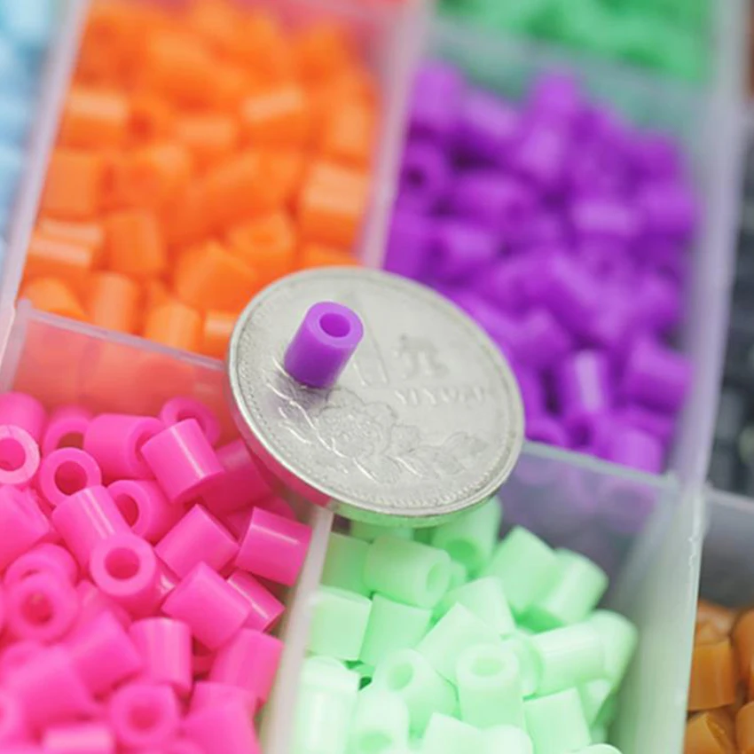 Кукольные бусины hama 5 мм пазл 36 цветов 8000 шт./компл. Perler 3D пазлы развивающие