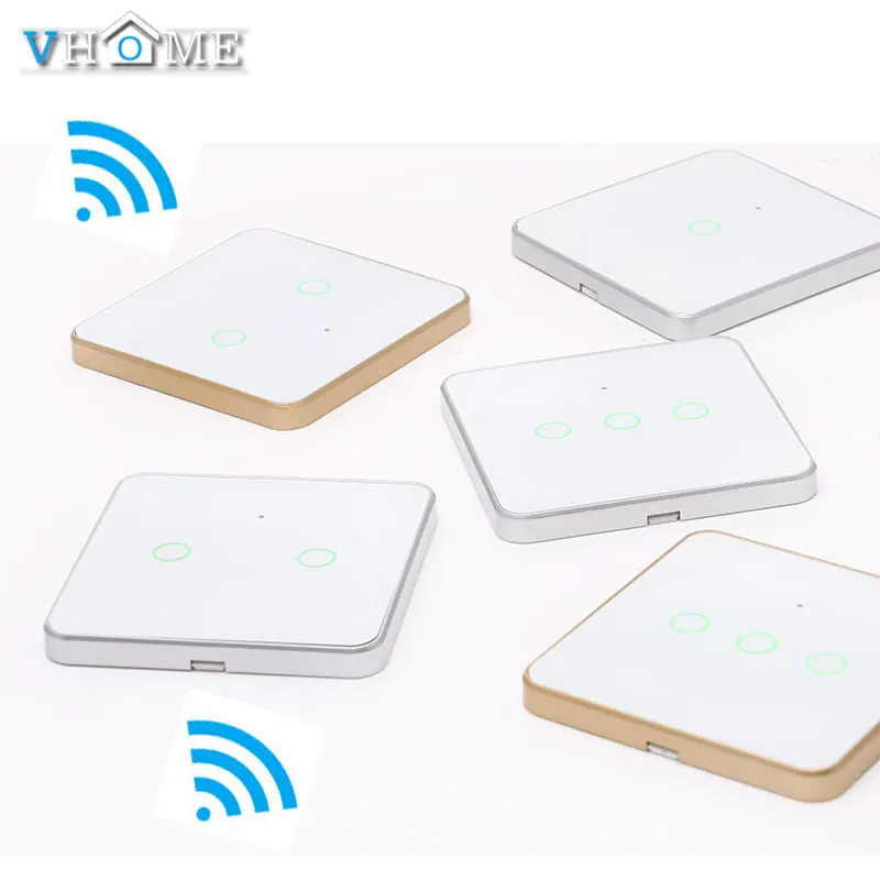 Vhome Smart Remote Control 433mhz Wireless Transmitter EV1527 For Electric Gate Door Lamp Bedroom Luxury Glass | Электроника