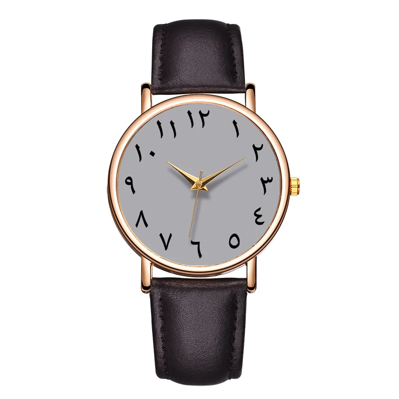 B 9106 Топ бренд baosili модные наручные часы с арабскими цифрами Relojes de hombre