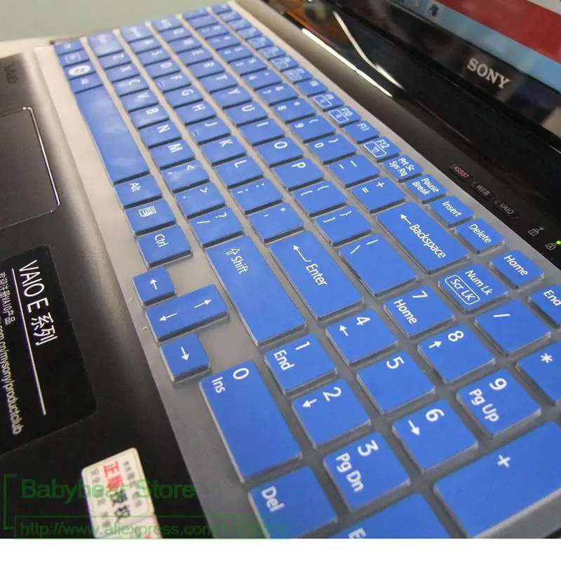 15 дюймов силиконовый чехол для клавиатуры Sony VAIO E15 S15 EB 5 SE EH EL CB F219 EE F24 Series |