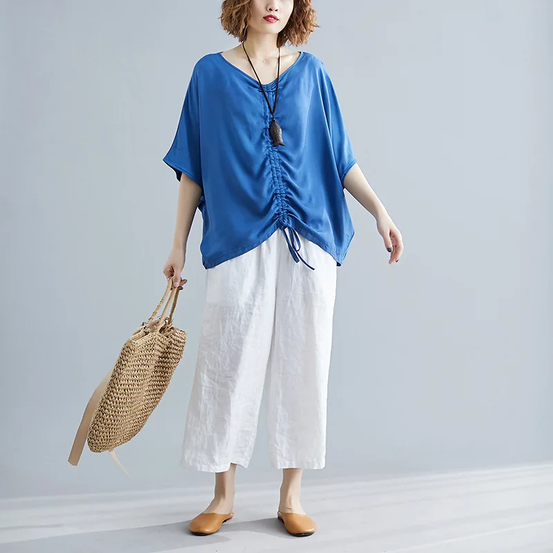 

Streetwear Clothes for Women TShirt Casual Loose T-Shirt Women Top Long Sleeve Print Shirts Cotton Linen Tops Large Size