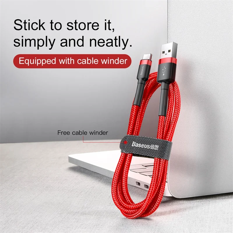 Baseus USB C кабель Тип для Samsung S20 S10 Qucik зарядка 3 0 телефонный шнур Type Xiaomi type c зарядки