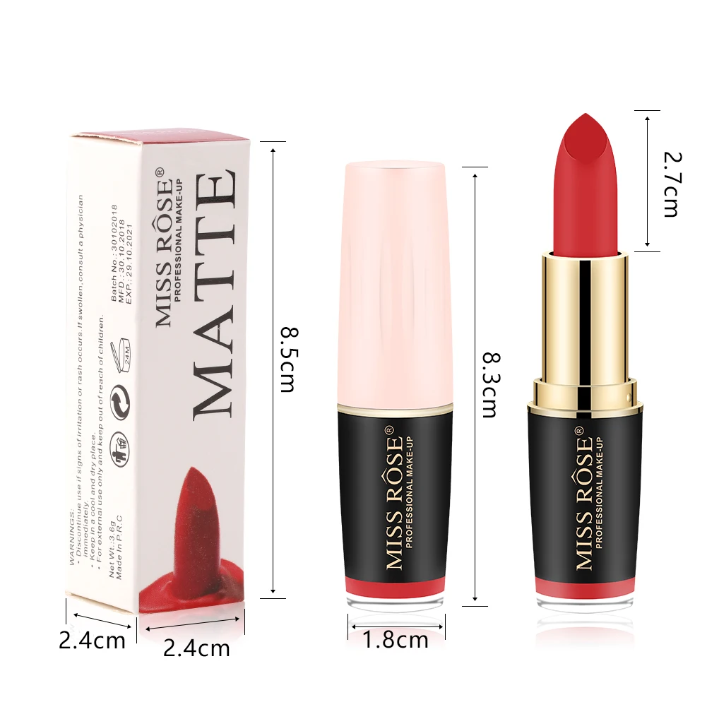 Профессиональная Матовая губная Помада Косметическая водостойкая стойкая