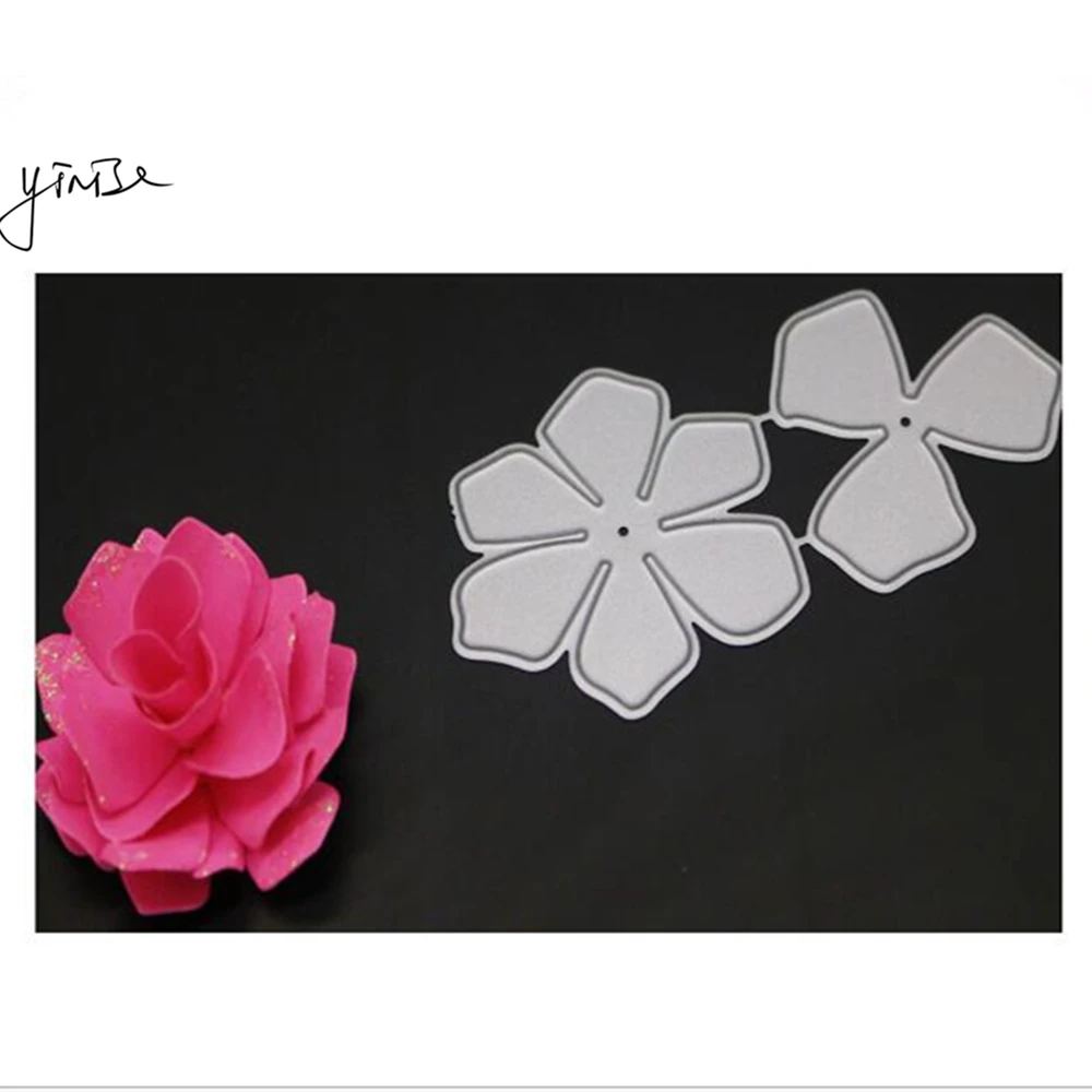 Новые металлические Вырубные штампы для скрапбукинга цветов