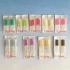 Одноразовая игла EACU, косметический массаж с пластиковой ручкой, 0,120,140,160,180,200,220,25 мм