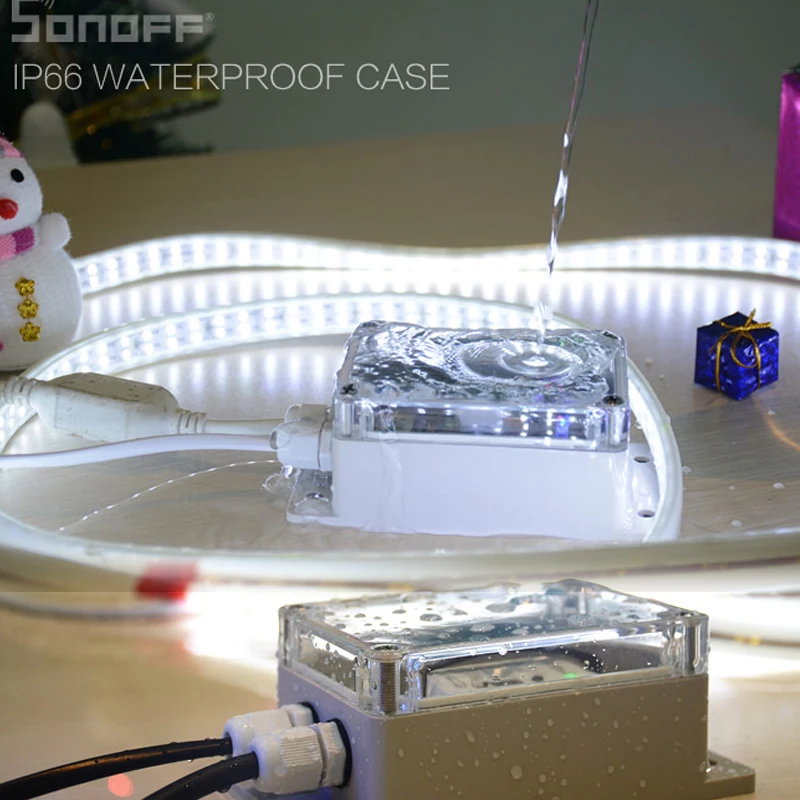 Водонепроницаемый распределительный бокс Sonoff IP66 водонепроницаемый корпус с