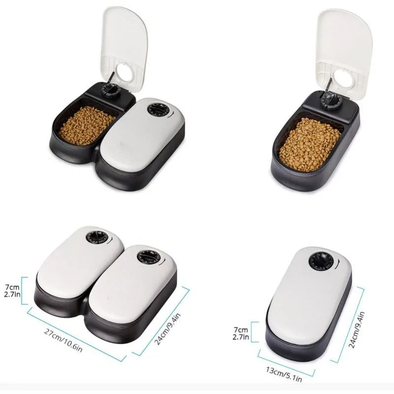 HIPET Pet Dog автоматическая кормушка для кошек синхронизация кормушка для маленьких собак Кормление щенка миска для еды диспенсер принадлежности для домашних животных с мешком для льда