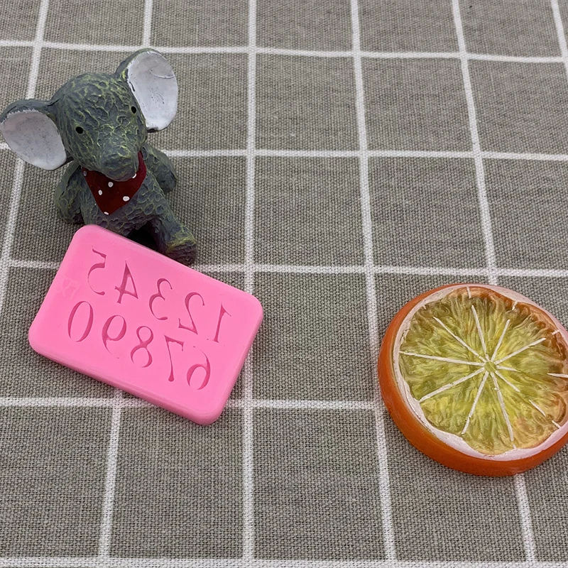 Silicone Number Molds 0-9 Arabic Cake Mold Baking for Birthday Shaped Moldes Chocolate Moulds | Дом и сад