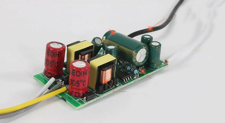 

LED Power Driver 220V 12-24W*2 White + Warm White Non Isolated Constant Current Drive for Ceiling Light power supply