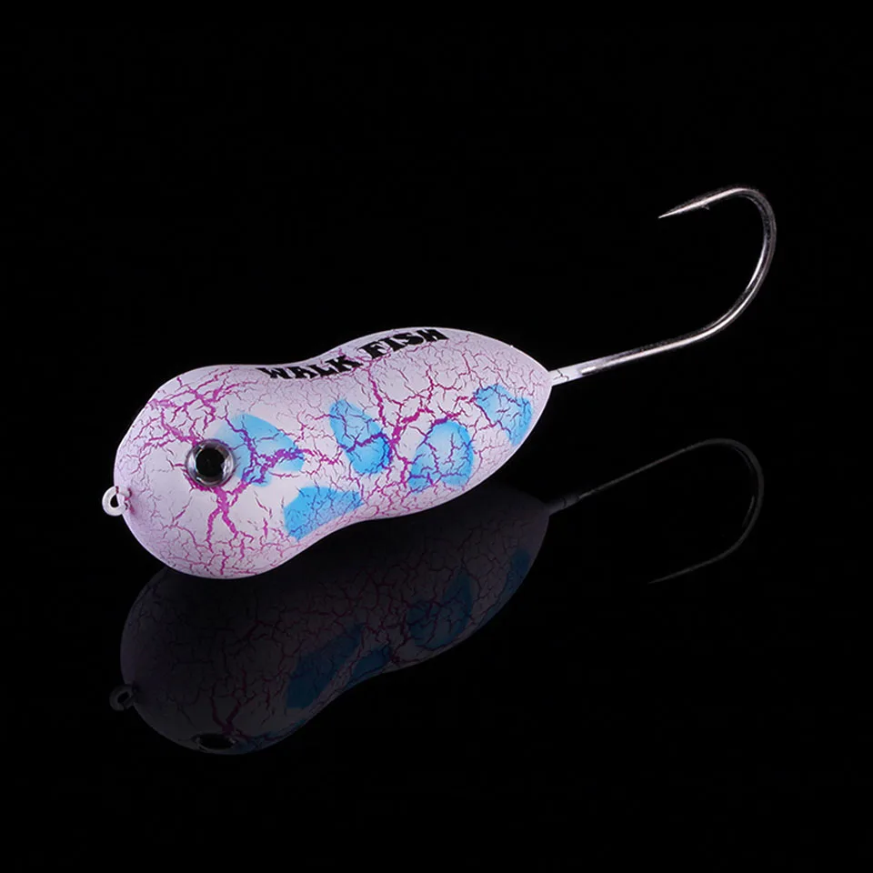 WALK FISH, хорватское яйцо, кренкбейт, 65 мм, 10,5 г, Поппер, бионическая жесткая приманка, 3D глаза, приманка, Поппер, искусственные приманки