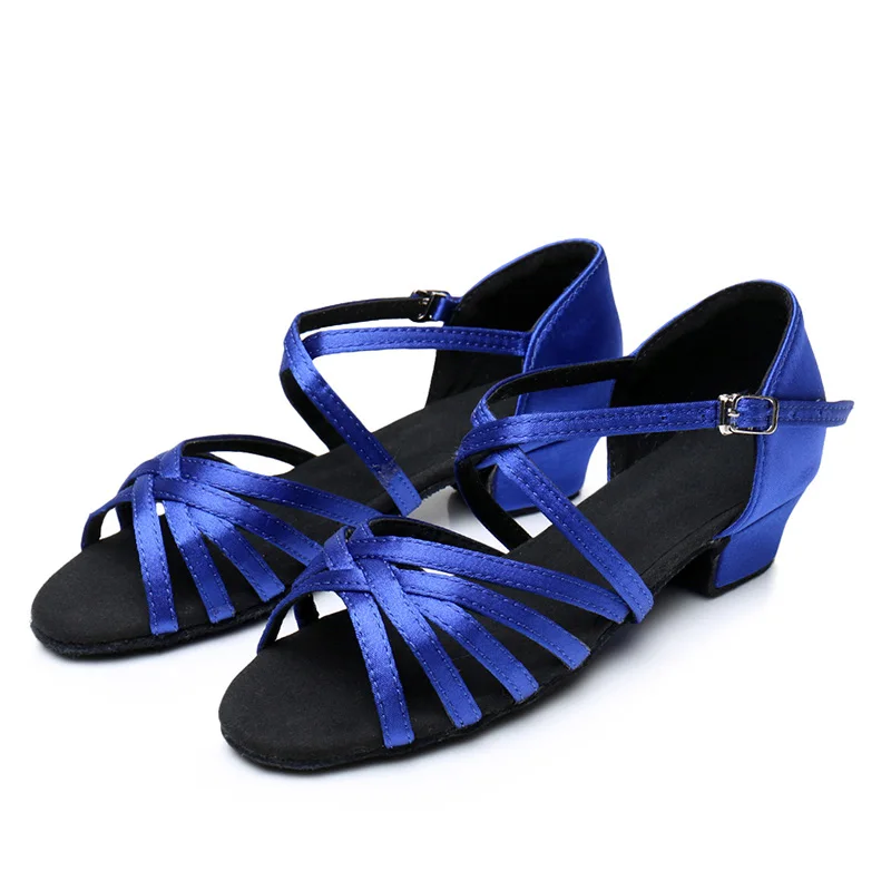 

NANCY TINO Girls Children/Kids/Adult Ballroom Tango Professional Latin Dance Shoes Low Heel Performance Shoes Dancing Sandals
