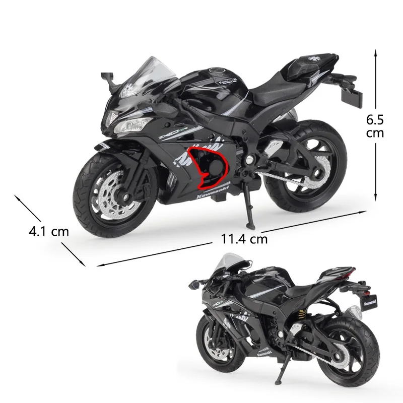 1:18 Welly Kawasaki Ninja ZX10-RR литой мотоцикл