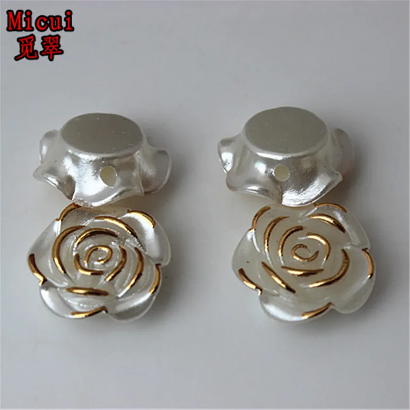 50 шт. половинные бусины из АБС-пластика с имитацией жемчуга для изготовления