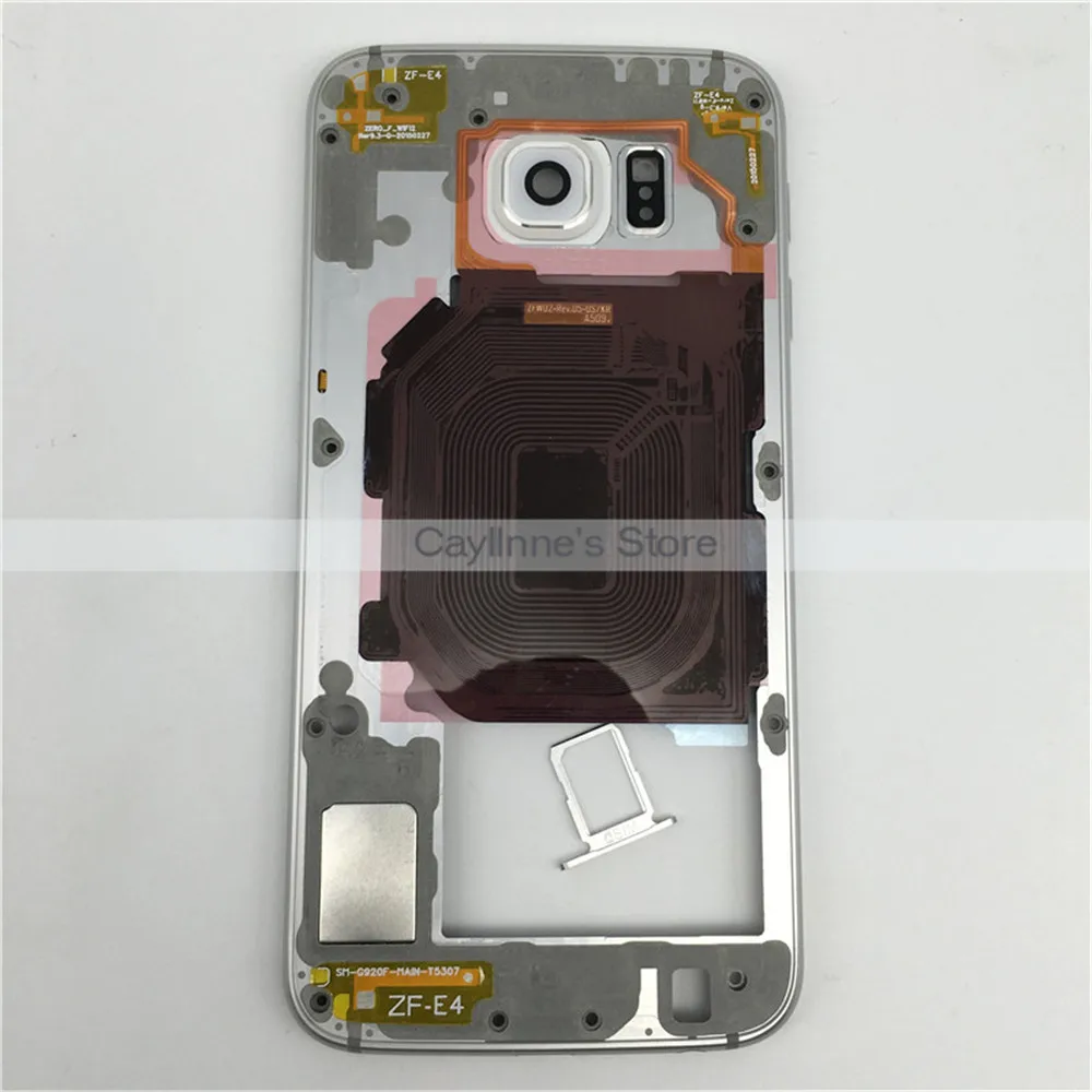 Новинка для Samsung S6 edge G925 plus G928 средняя рамка Корпус Корпуса с частями Galaxy G920 |