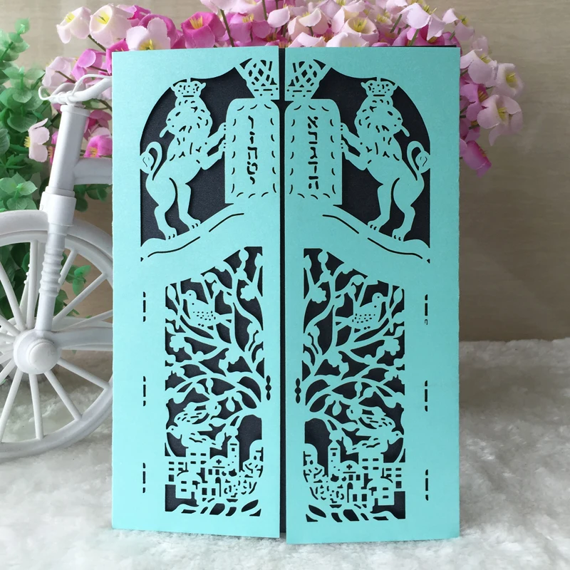 12 шт./лот 2017 свадебные приглашения открытка кленовый лист нежный дизайн