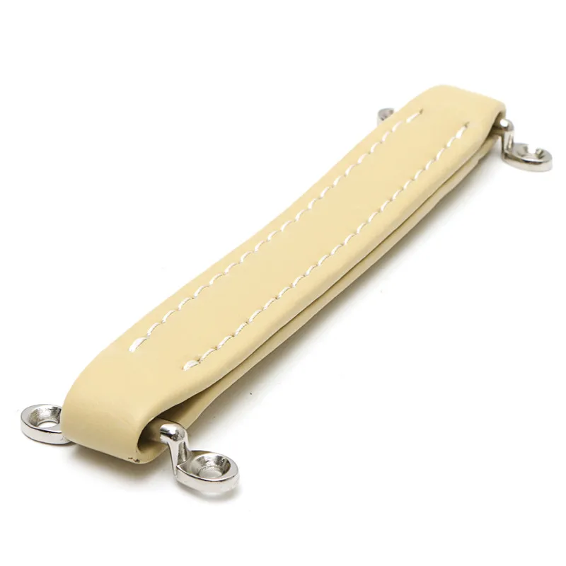 Beige SENRHY Винтажный стиль гитарный усилитель кожаный ремешок с ручкой с фитингами для Fender Amp гитарные части и аксессуары Горячая Распродажа - Цвет: Beige