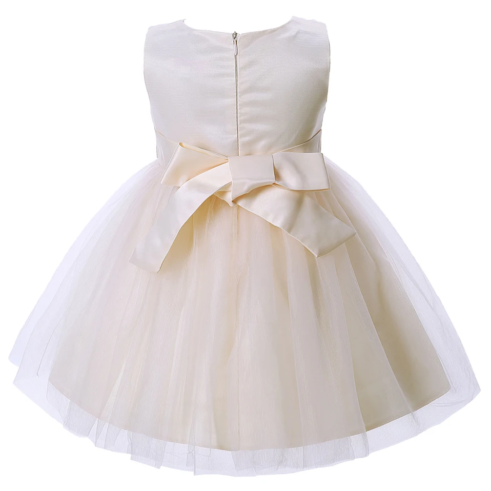 Cutestyles 2020 новые летние платья с цветами для девочек бежевое Тюлевое свадебное