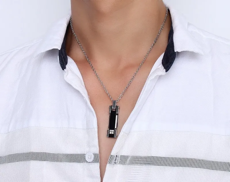 Высшее качество Модная бижутерия ожерелье с цирконом для пары подвески женщин и