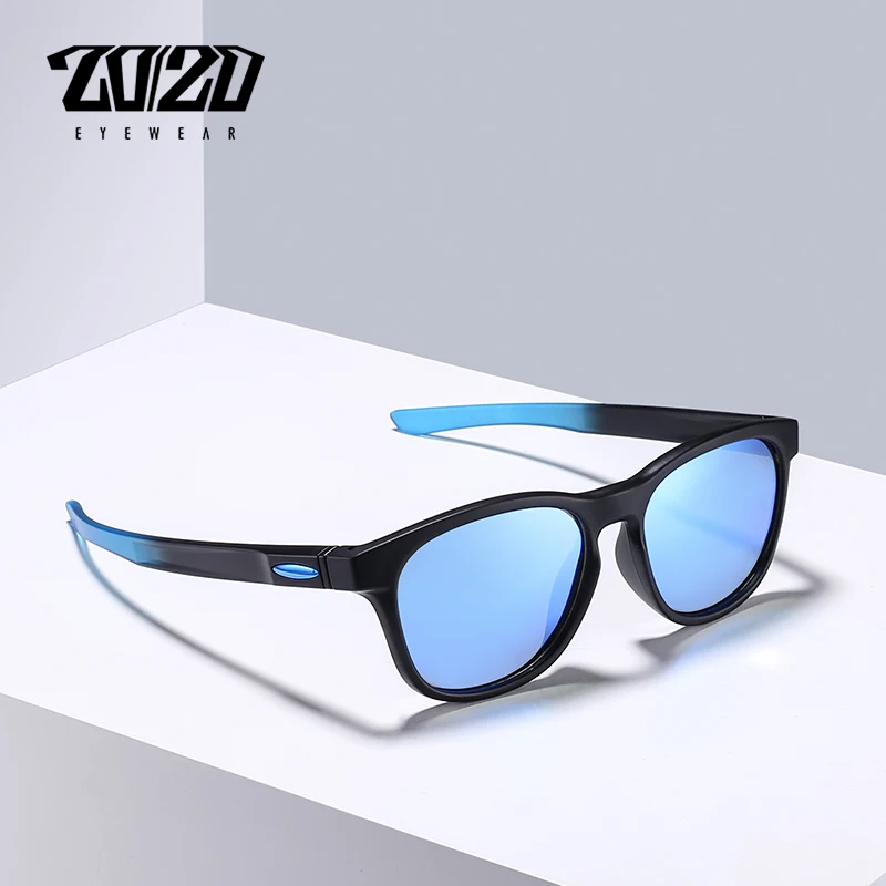 20/20 Brand Design Новые Солнцезащитные Очки Мужчины Унисекс TR90 Поляризованный Синий