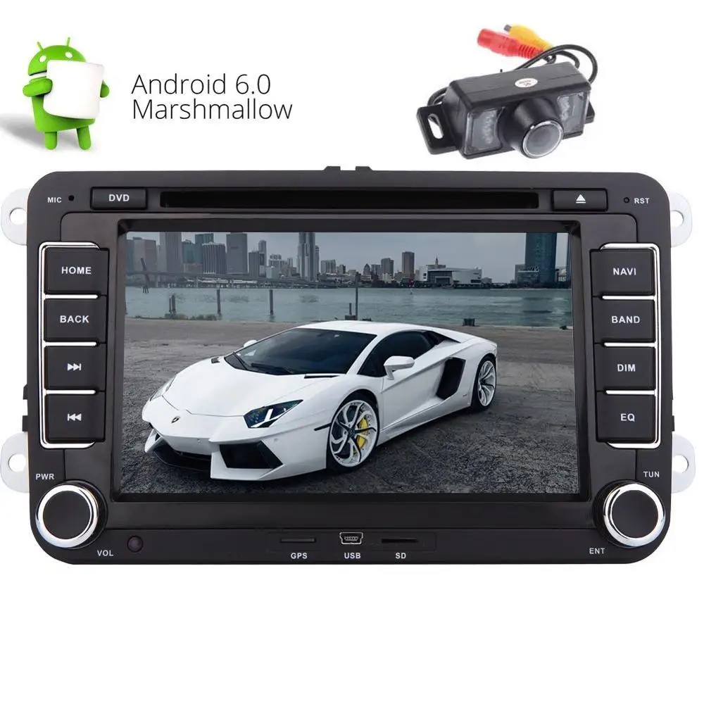 2Din автомобильный стерео 7 &quotAndroid 6 0 gps навигационное головное устройство