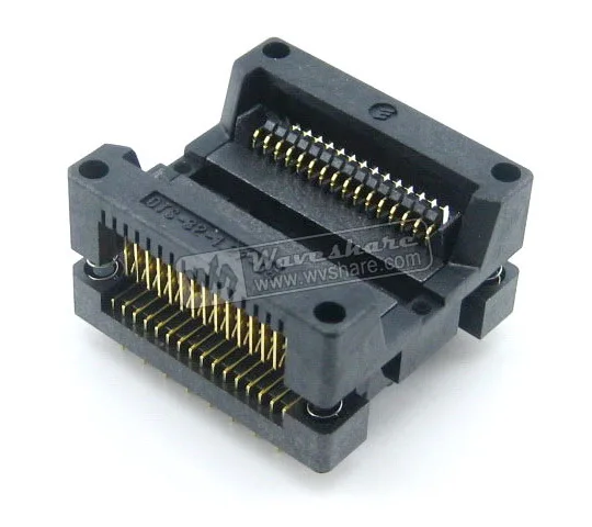 SOP32 SO32 SOIC32 Φ Enplas IC Test Burn In Socket программируемый адаптер 9 53 мм ширина 1 27 шаг|pitch|pitch