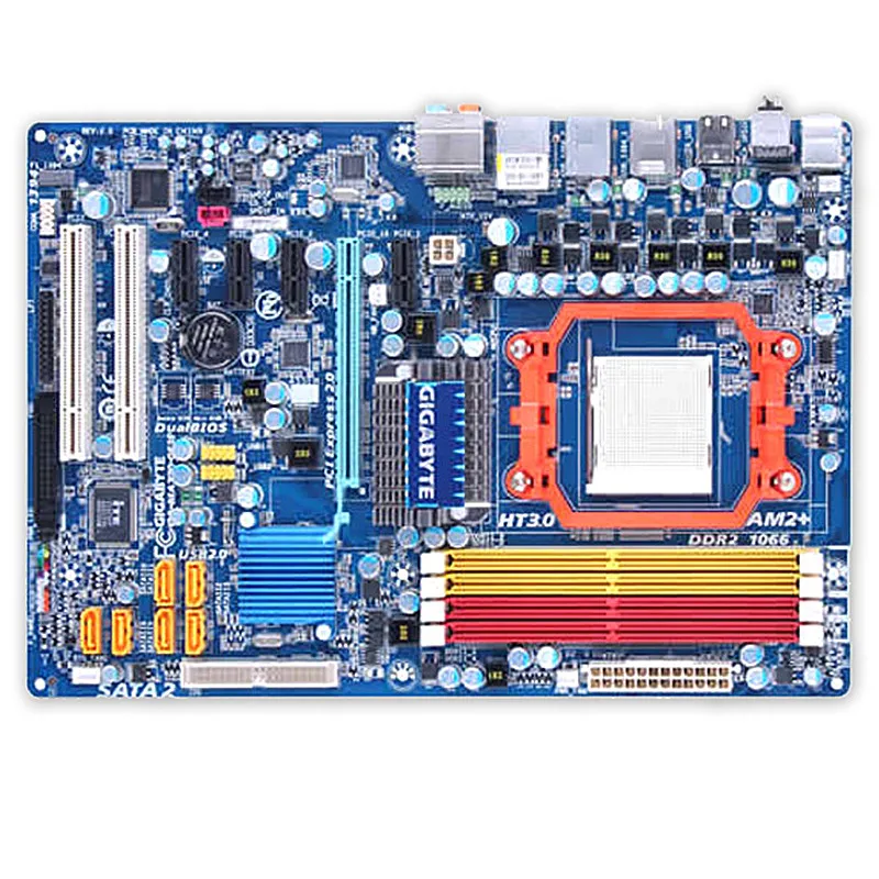 Для Gigabyte GA-MA770-DS3P оригинальная б/у рабочего стола материнской платы MA770-DS3P 770