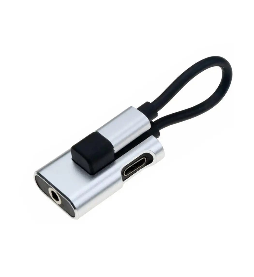 Адаптер Micro usb type-C 3 5 мм Jack стильный дизайн с характерным видом. Кабель зарядного