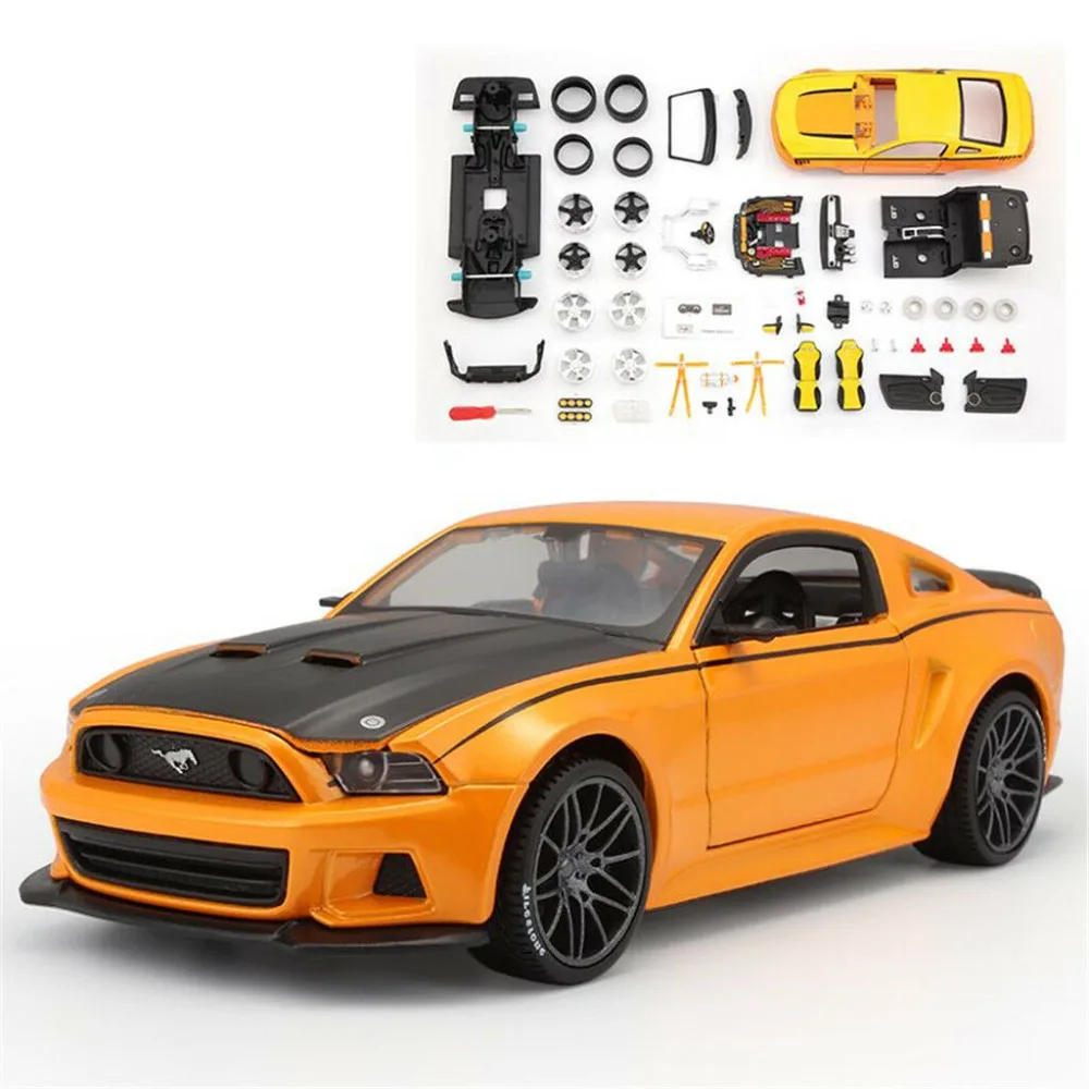 Сборка гоночного автомобиля Maisto 1:24 2014 Ford Mustang Street комплекты моделей для