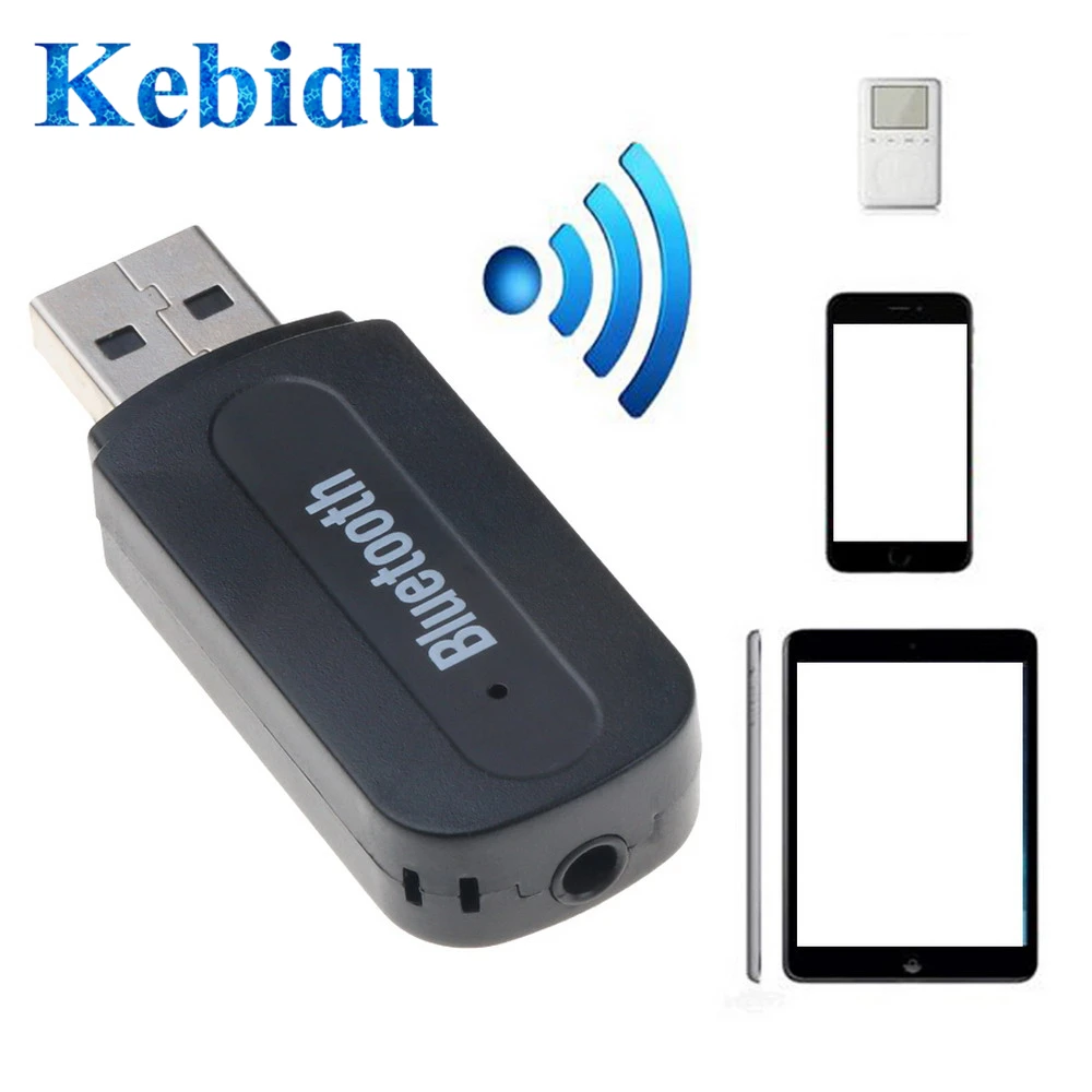 Kebidu USB Bluetooth стерео музыкальный приемник адаптер конвертер 3 5 мм аудио кабель для