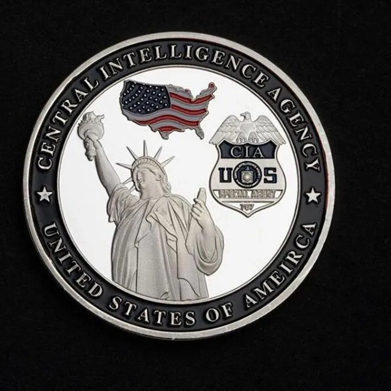 100 Pcs Silent warriors coins freedom Star Spangled bald eagle badge silver plated 40 mm souvenir collectibel decoration coin | Дом и сад