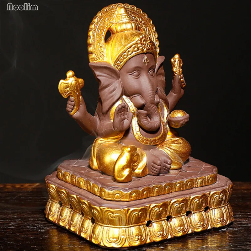 Креативная горелка для благовоний Ganesha индийская керамическая курильница с