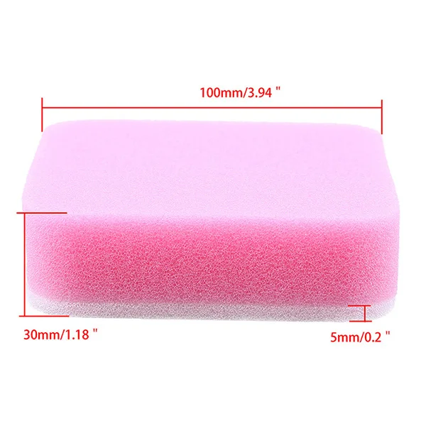 2pcs Pink and White 1/2 шт. DIY 5 отверстий квадратная Форма губки сахар цветы моделирующие инструменты Сахар Искусство пены помадка, кондитерские изделия торт коврик для выпечки - Цвет: 2pcs Pink and White