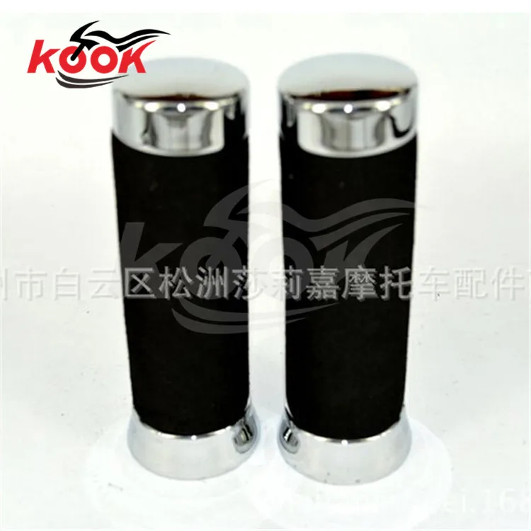 Бесплатная доставка хромированная мягкая губка аксессуары для скутера ручка