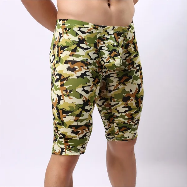 Сексуальное мужское нижнее белье Нейлоновые женские камуфляжные U образные