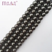 magnetic 10mm hematite beads natural stone black round haematite health bead stone loose beads accessories 39 40 bead